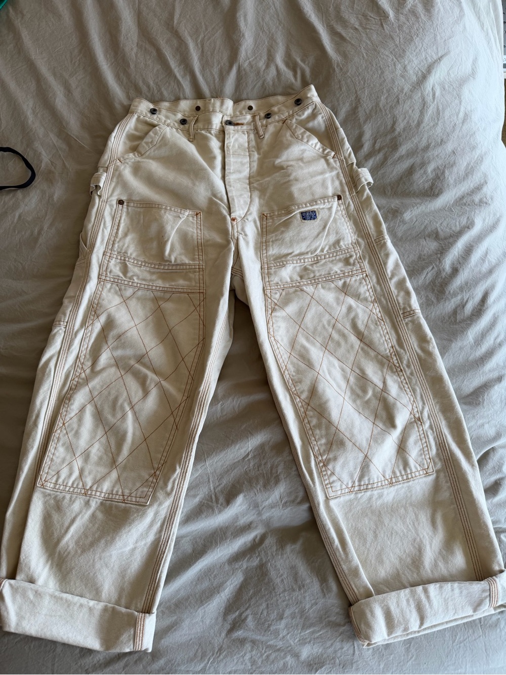 Kapital light canvas lumber pants